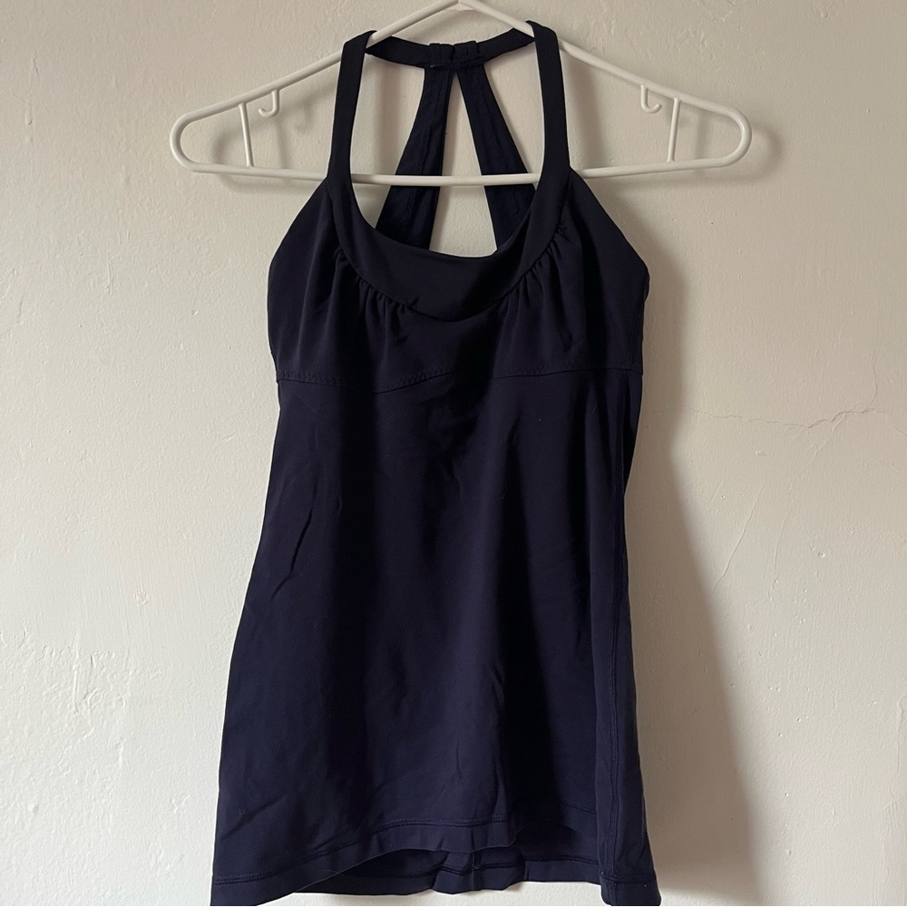 Lululemon Navy Athletic Tank Top, Womens Size 4